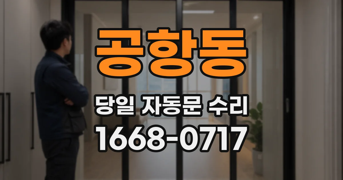 공항동 당일 자동문 수리