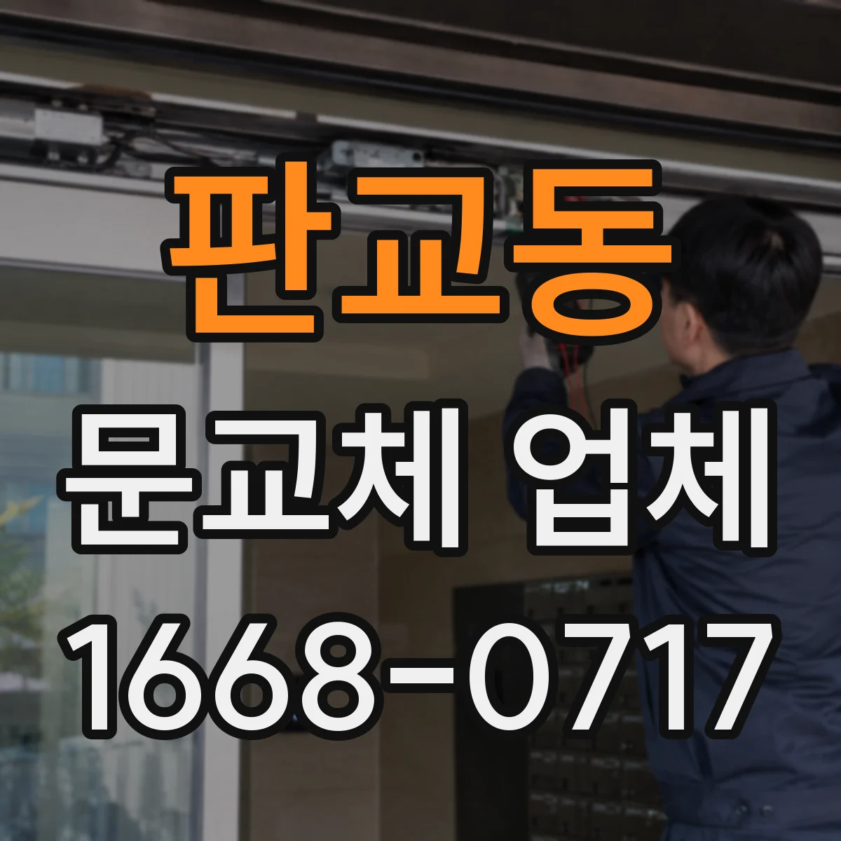 판교동 문교체 업체