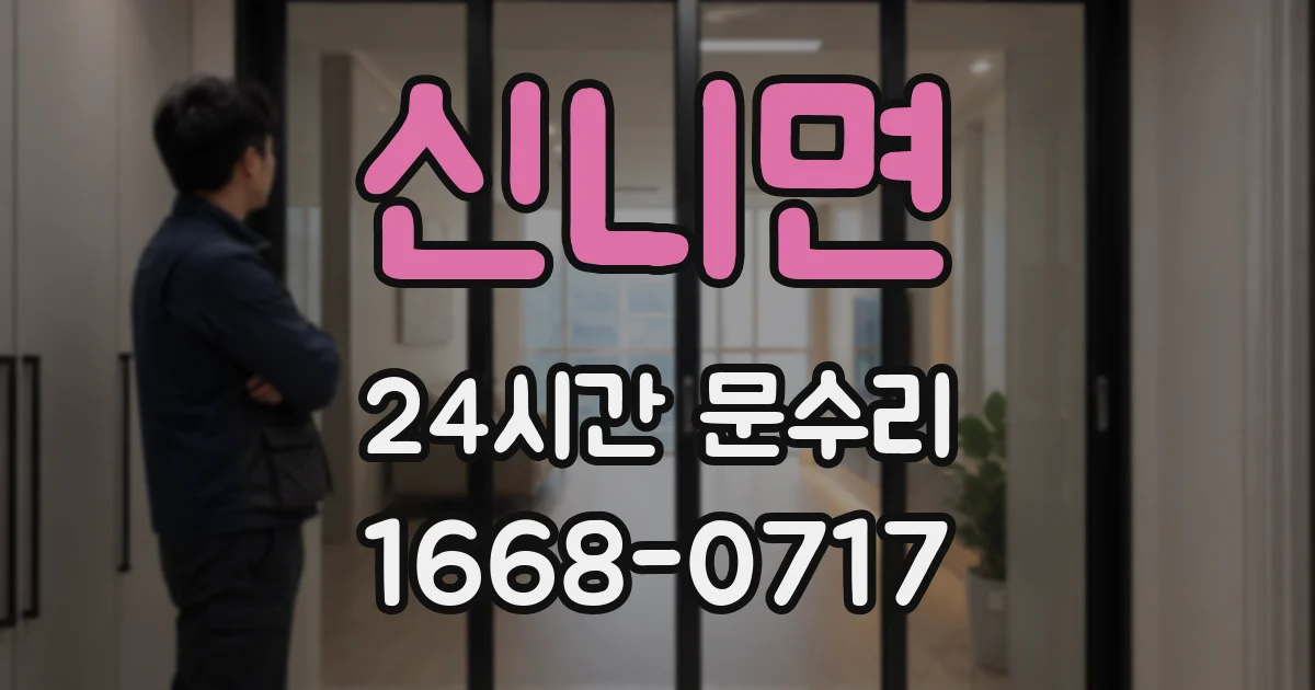 신니면 24시간 문수리