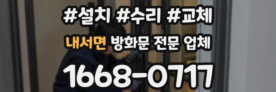 내서면 방화문 전문 업체