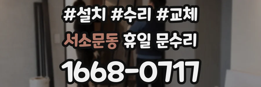 서소문동 휴일 문수리