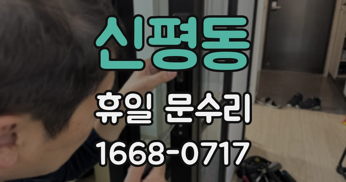 신평동 휴일 문수리