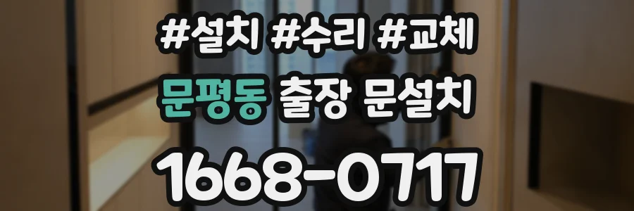 문평동 출장 문설치