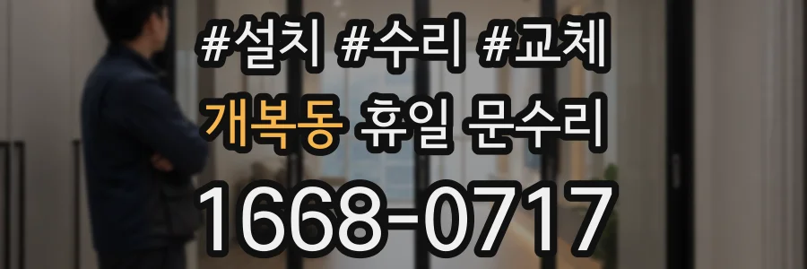 개복동 휴일 문수리