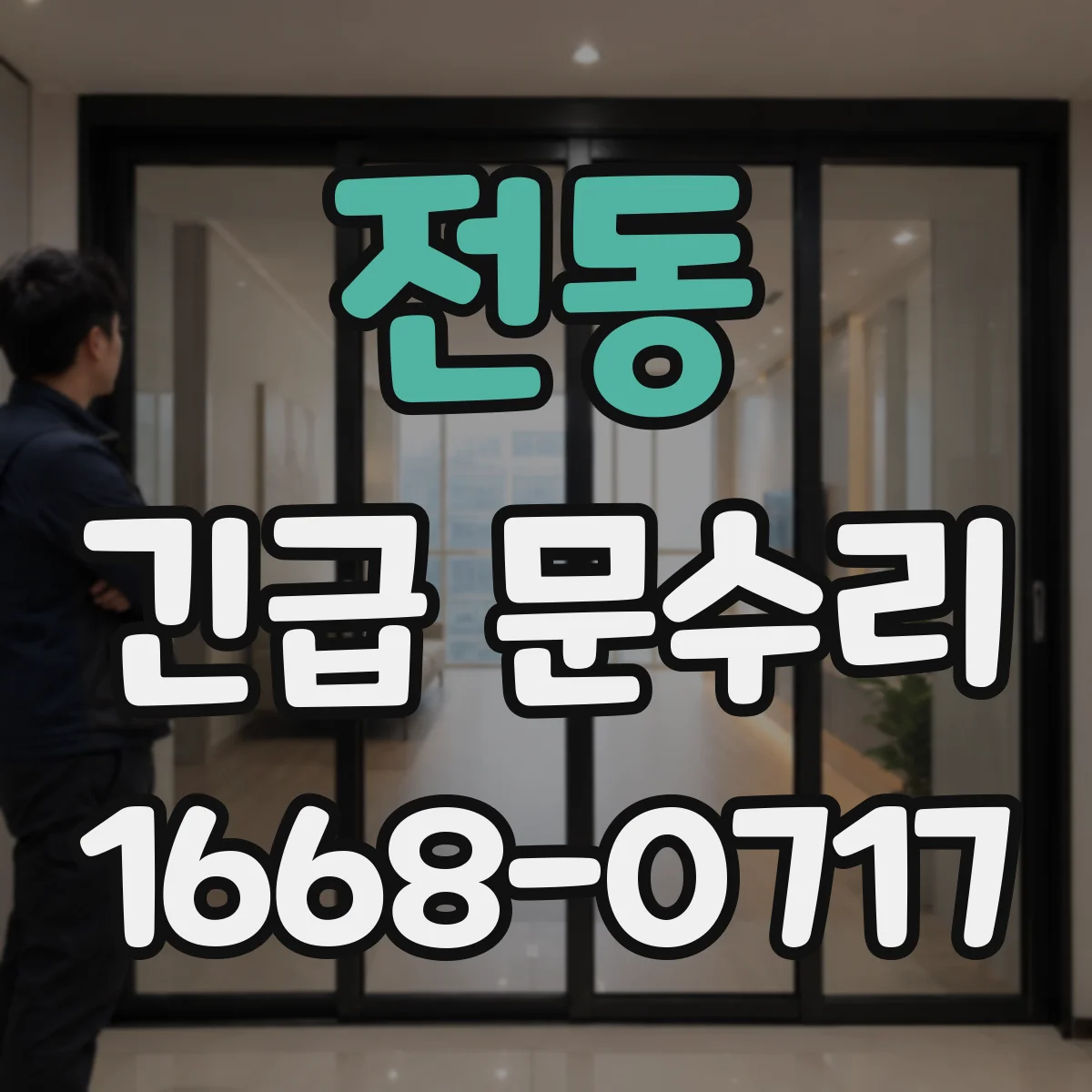 전동 긴급 문수리