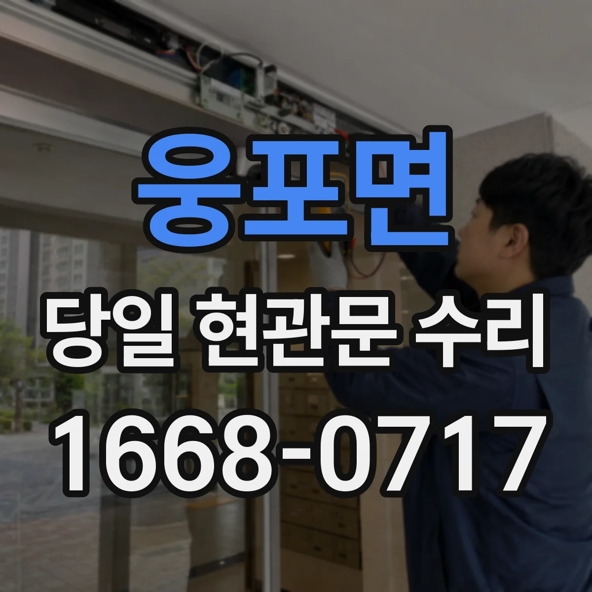 웅포면 당일 현관문 수리