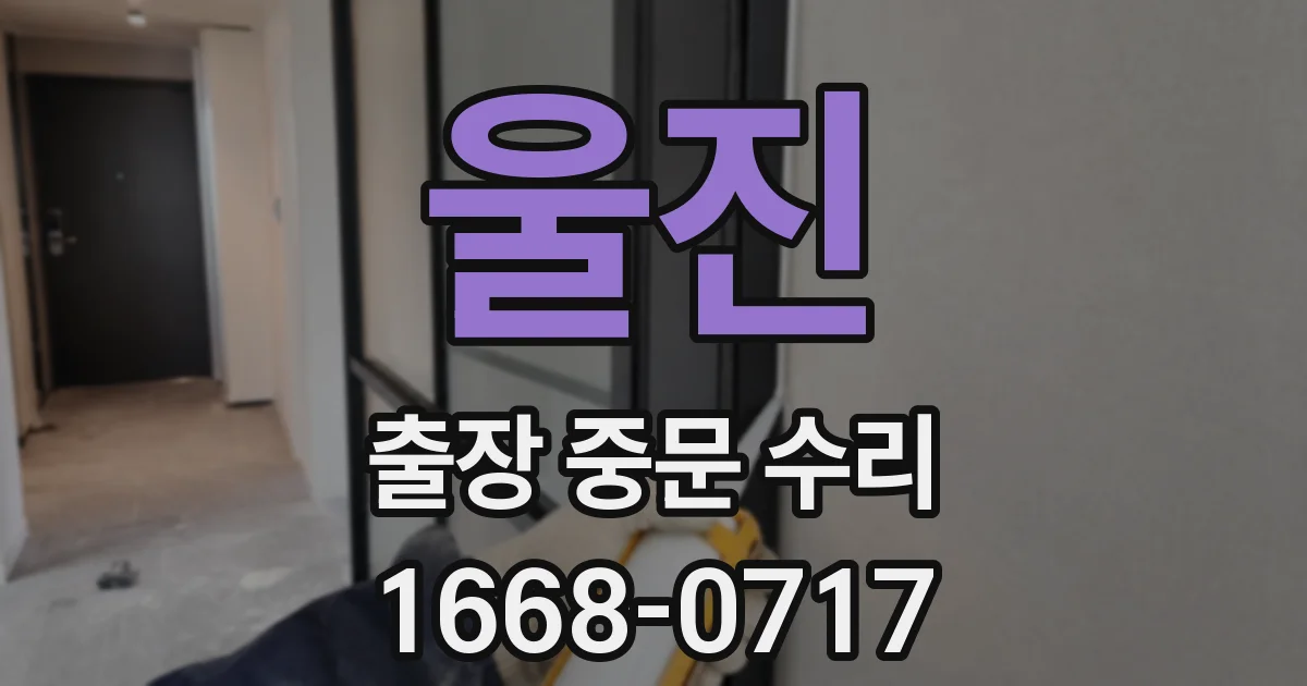 울진 출장 중문 수리