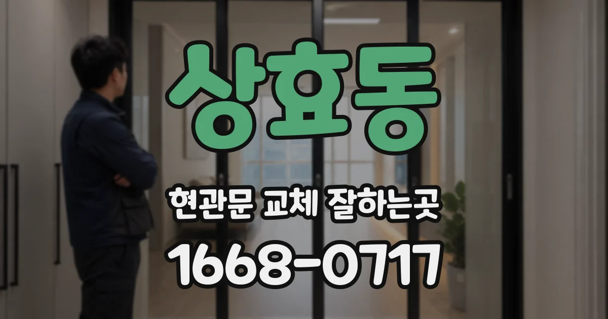 상효동 현관문 교체 잘하는곳