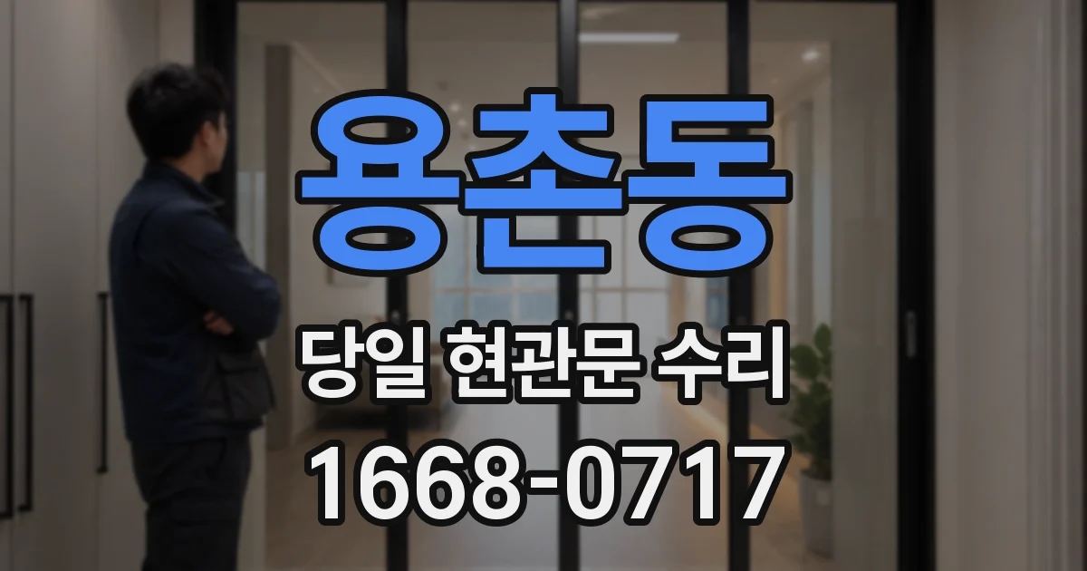 용촌동 당일 현관문 수리