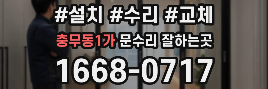 충무동1가 문수리 잘하는곳