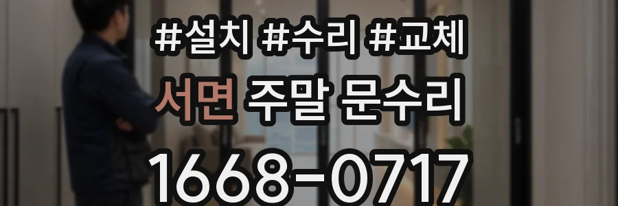 서면 주말 문수리