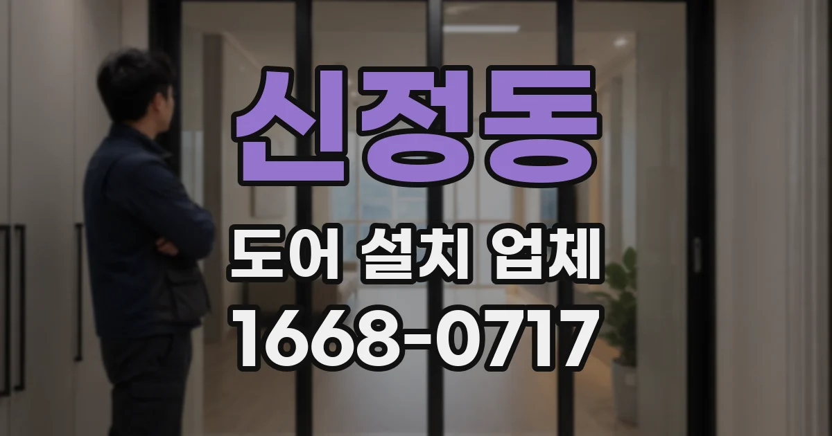 신정동 도어 설치 업체
