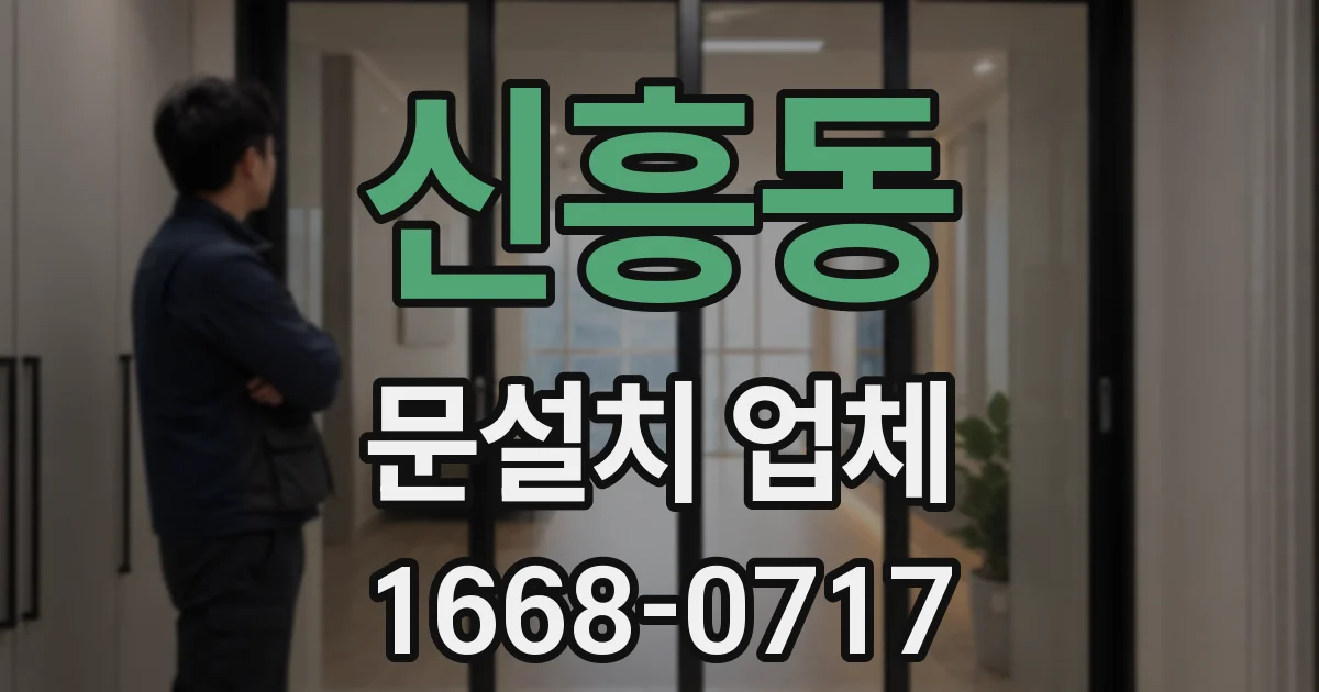 신흥동 문설치 업체