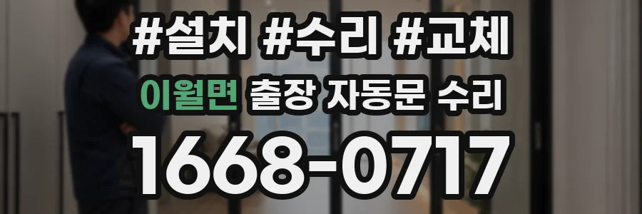 이월면 출장 자동문 수리
