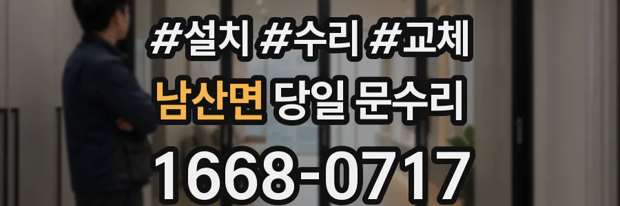 남산면 당일 문수리