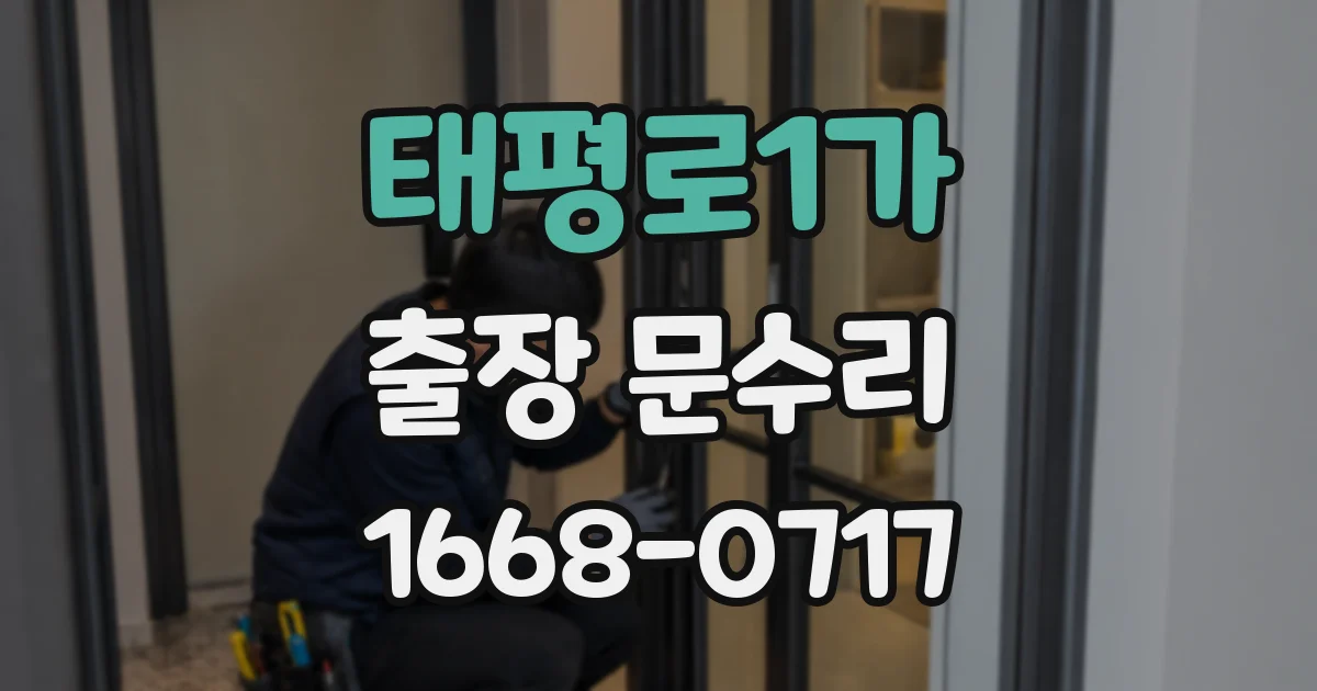 태평로1가 출장 문수리