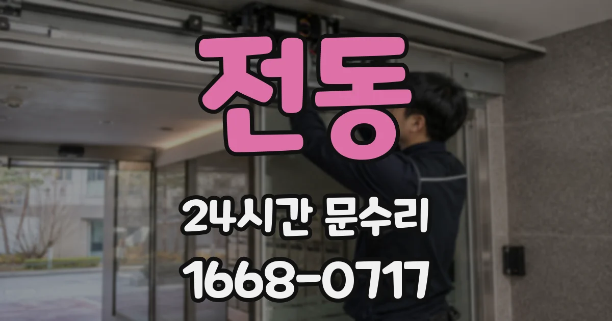 전동 24시간 문수리