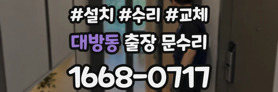 대방동 출장 문수리