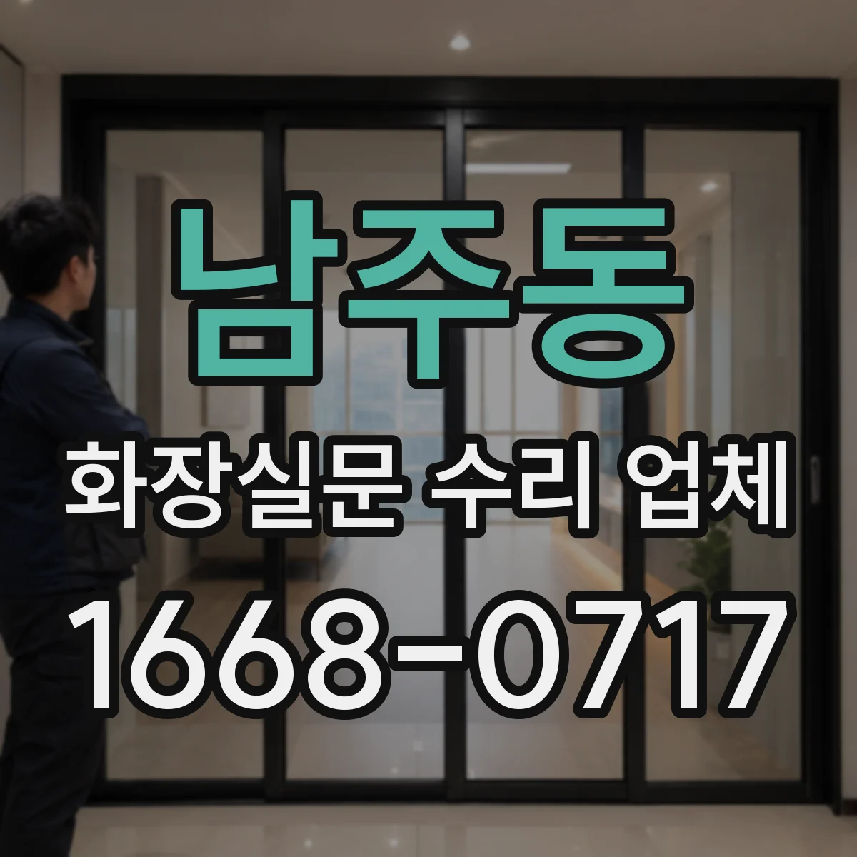 남주동 화장실문 수리 업체