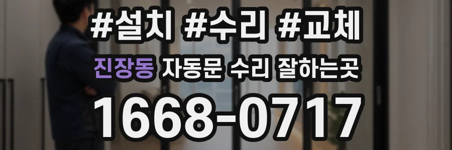 진장동 자동문 수리 잘하는곳
