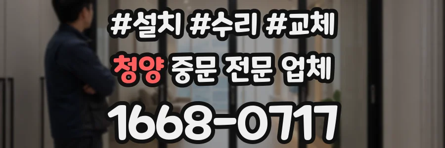 청양 중문 전문 업체