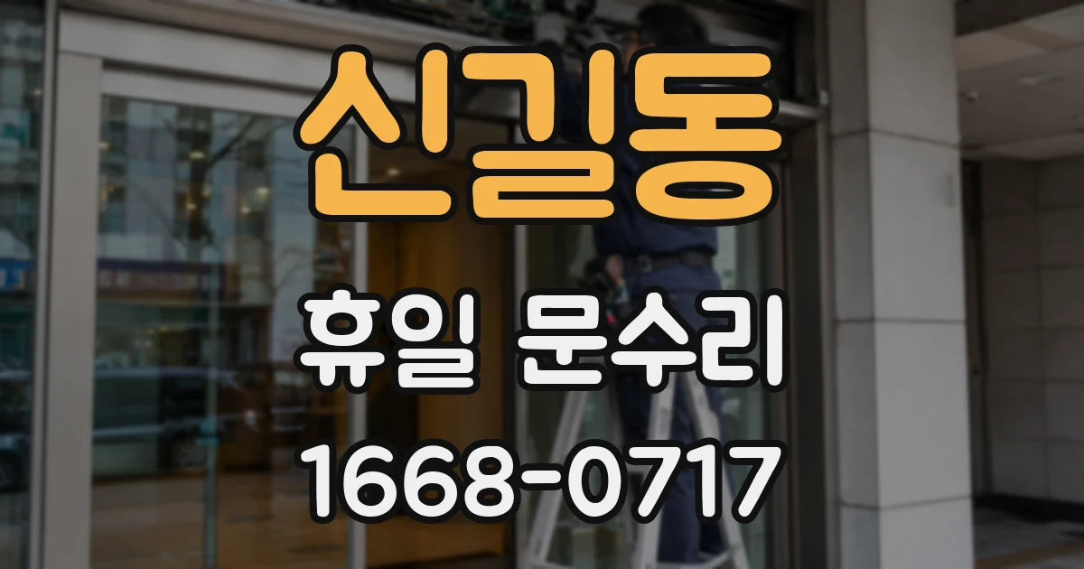 신길동 휴일 문수리