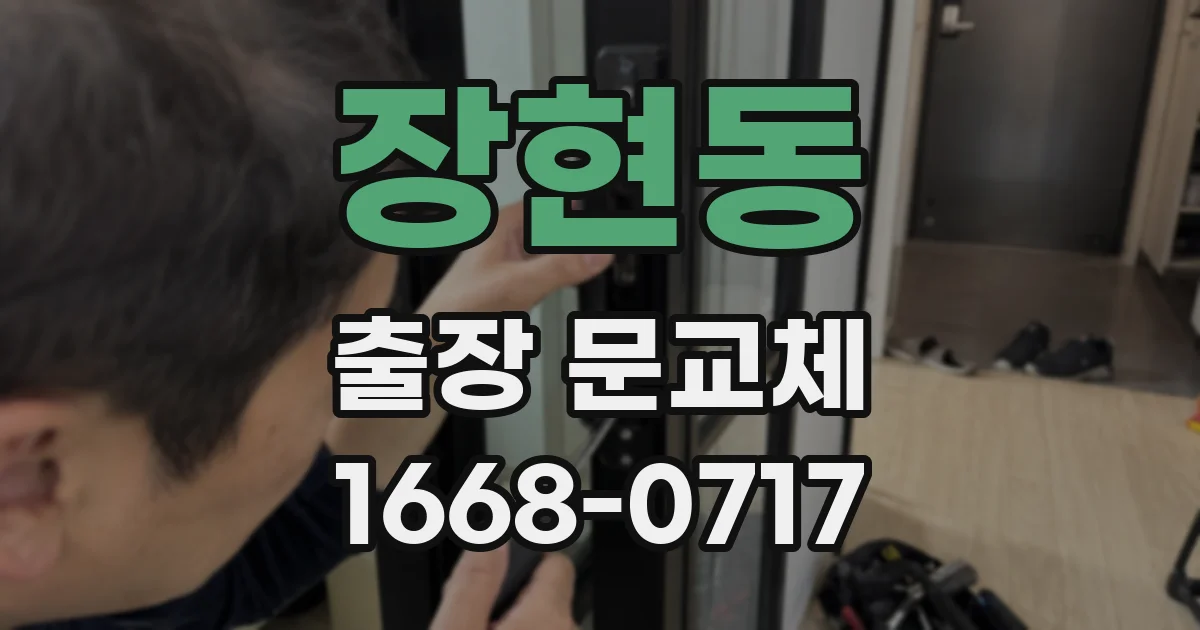 장현동 출장 문교체