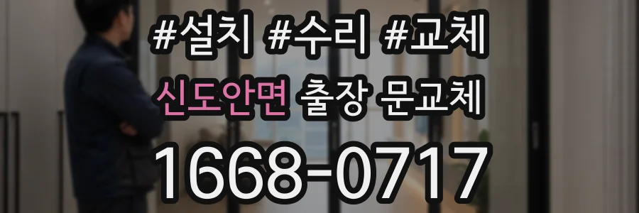 신도안면 출장 문교체