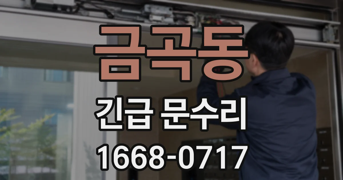 금곡동 긴급 문수리