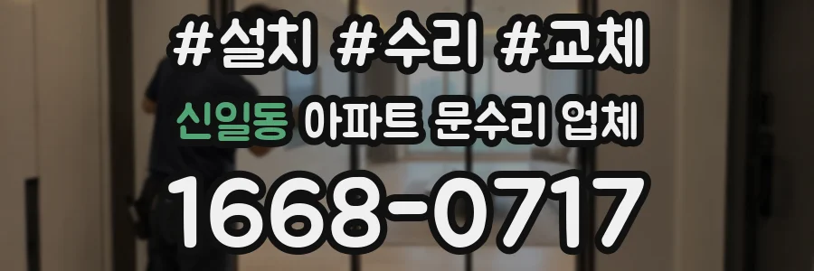 신일동 아파트 문수리 업체