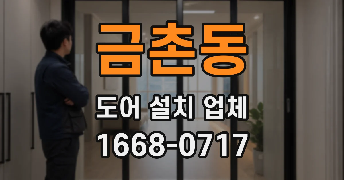 금촌동 도어 설치 업체