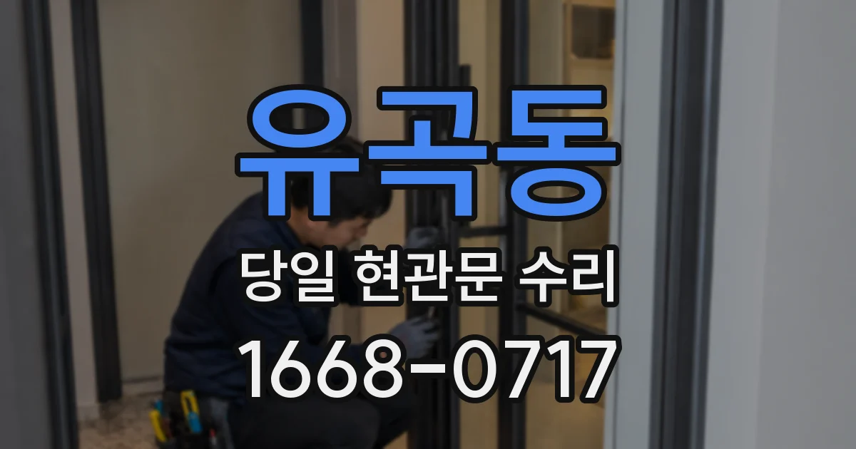 유곡동 당일 현관문 수리