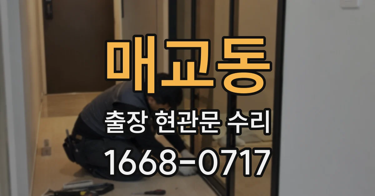 매교동 출장 현관문 수리