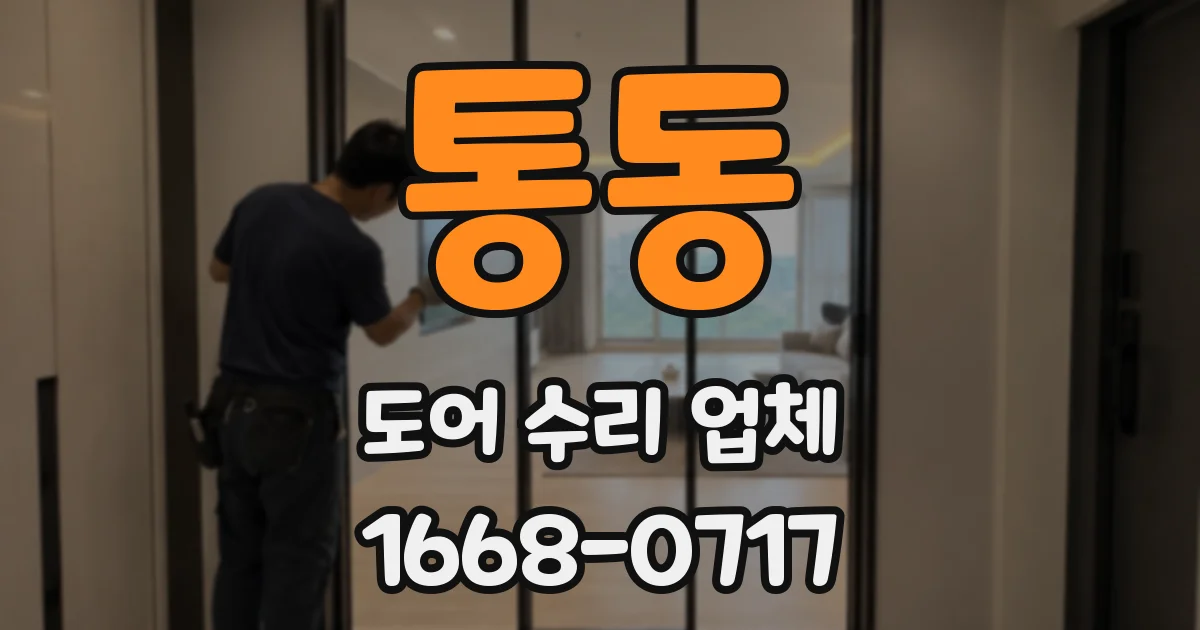 통동 도어 수리 업체