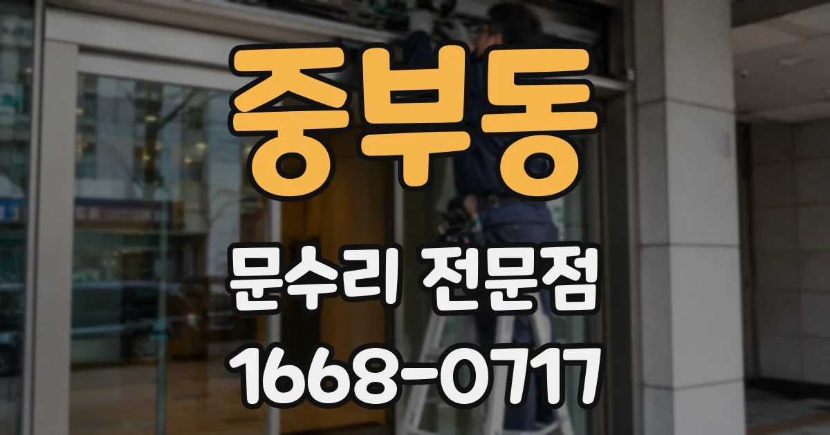 중부동 문수리 전문점