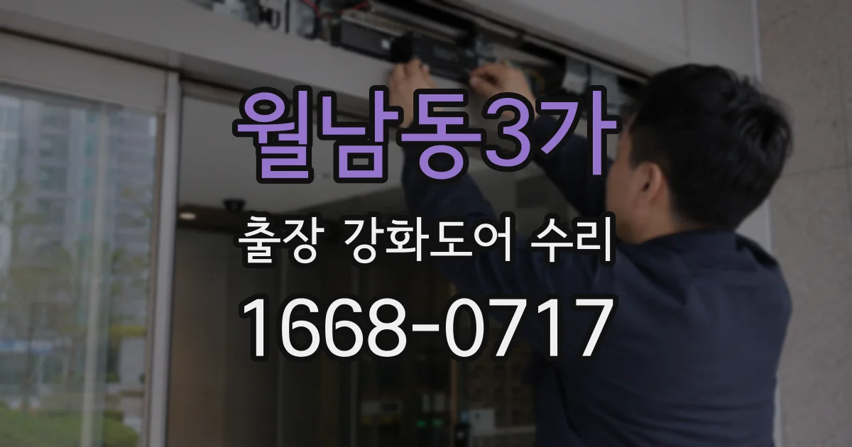 월남동3가 출장 강화도어 수리