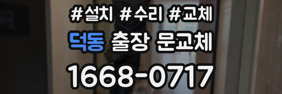 덕동 출장 문교체