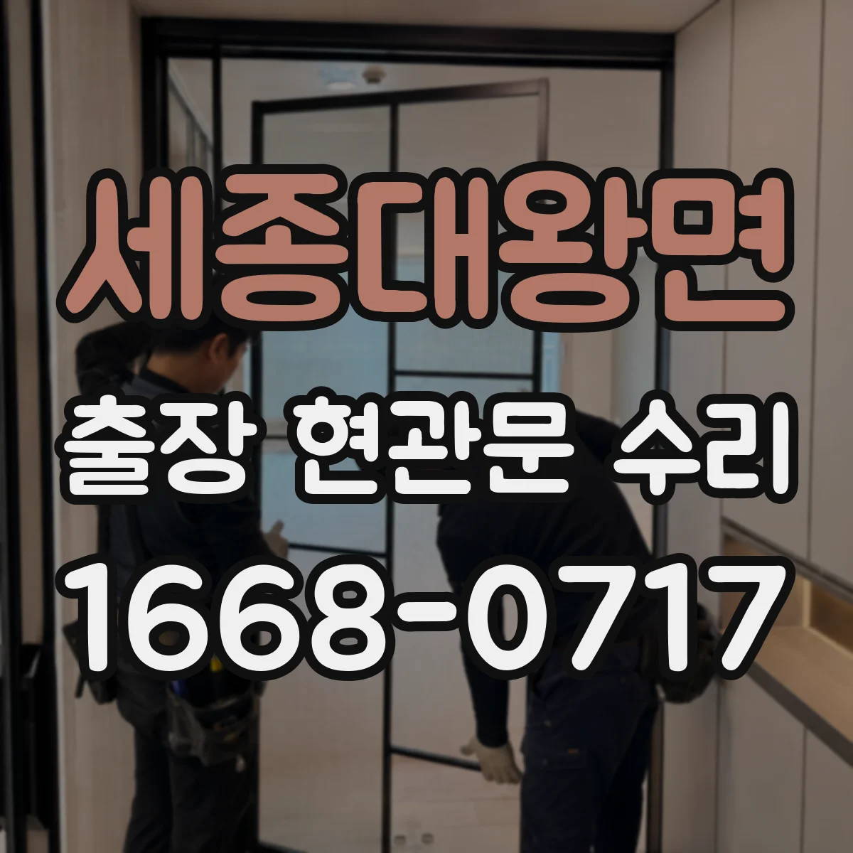 세종대왕면 출장 현관문 수리 전 사진으로 상태 진단 가능할까요