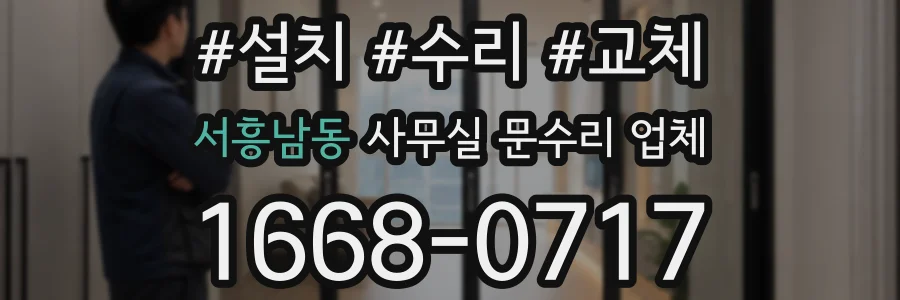 서흥남동 사무실 문수리 업체