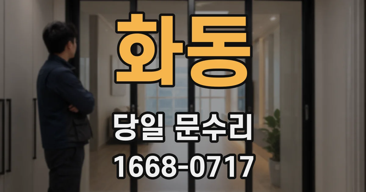 화동 당일 문수리