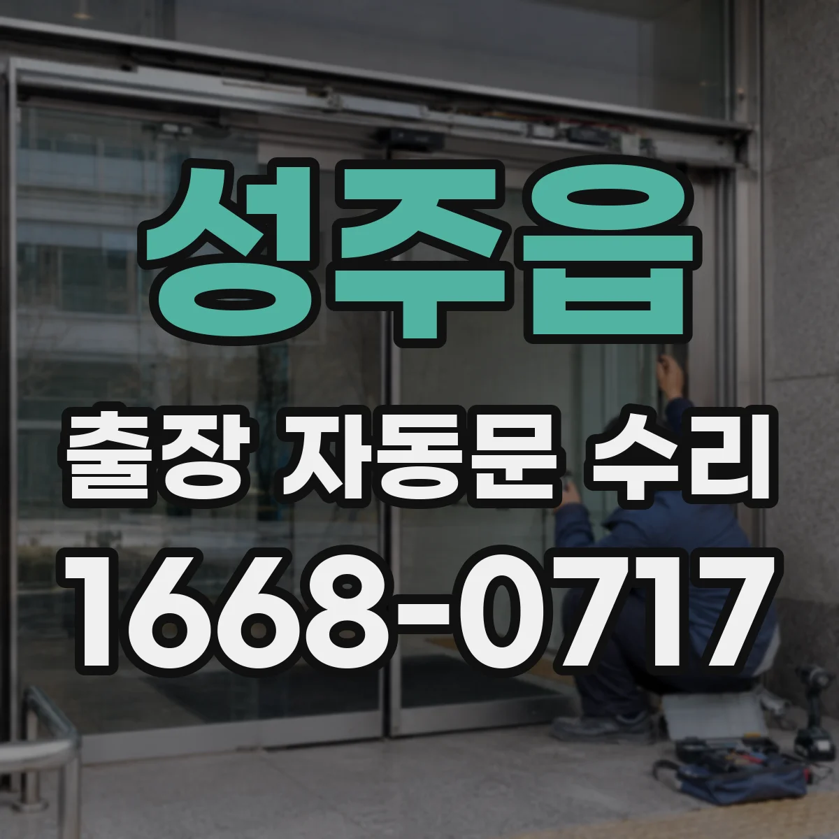 성주읍 출장 자동문 수리
