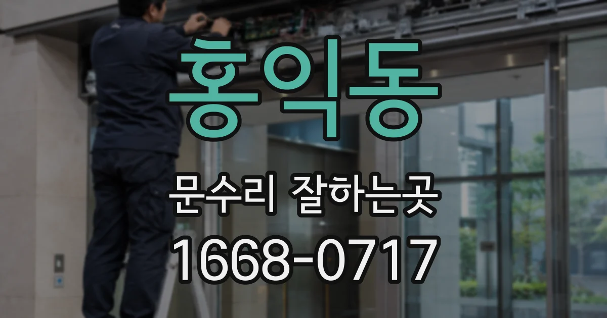 홍익동 문수리 잘하는곳