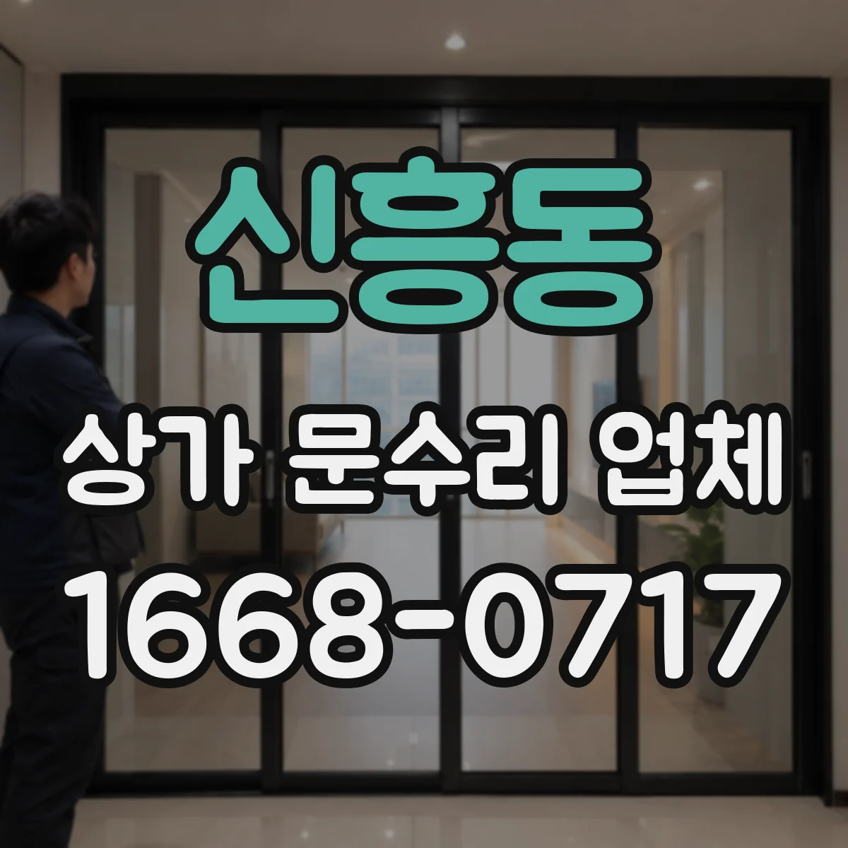 신흥동 상가 문수리 업체