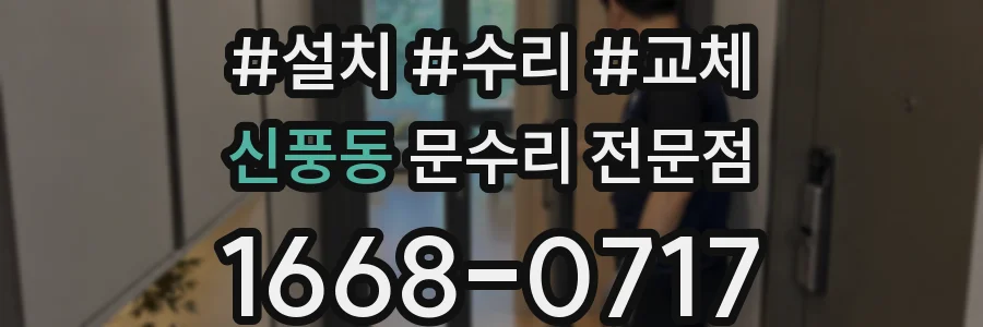 신풍동 문수리 전문점