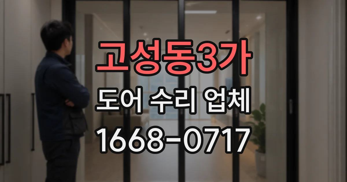 고성동3가 도어 수리 업체