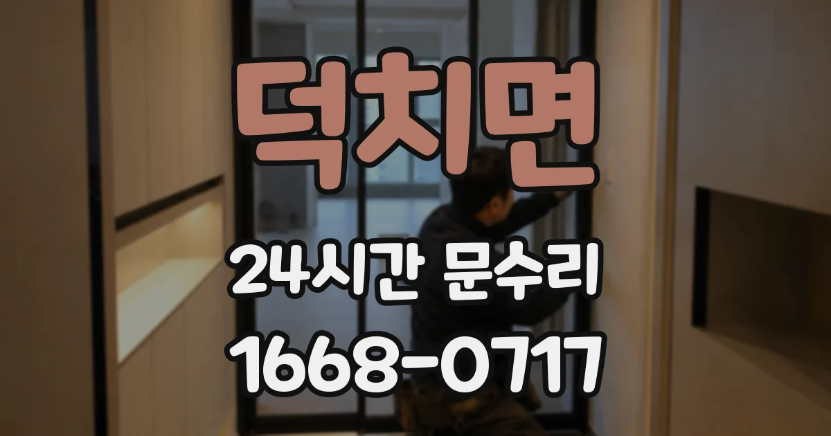 덕치면 24시간 문수리