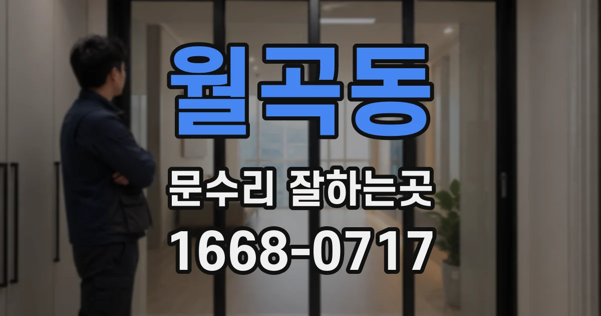 월곡동 문수리 잘하는곳