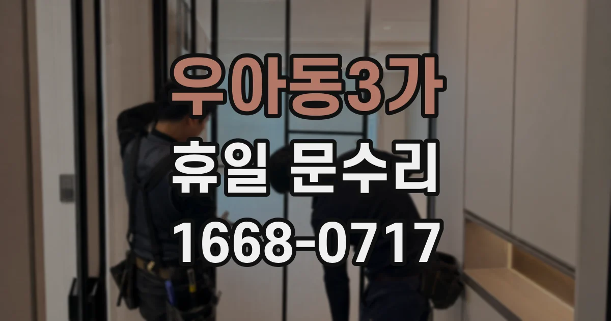 우아동3가 휴일 문수리