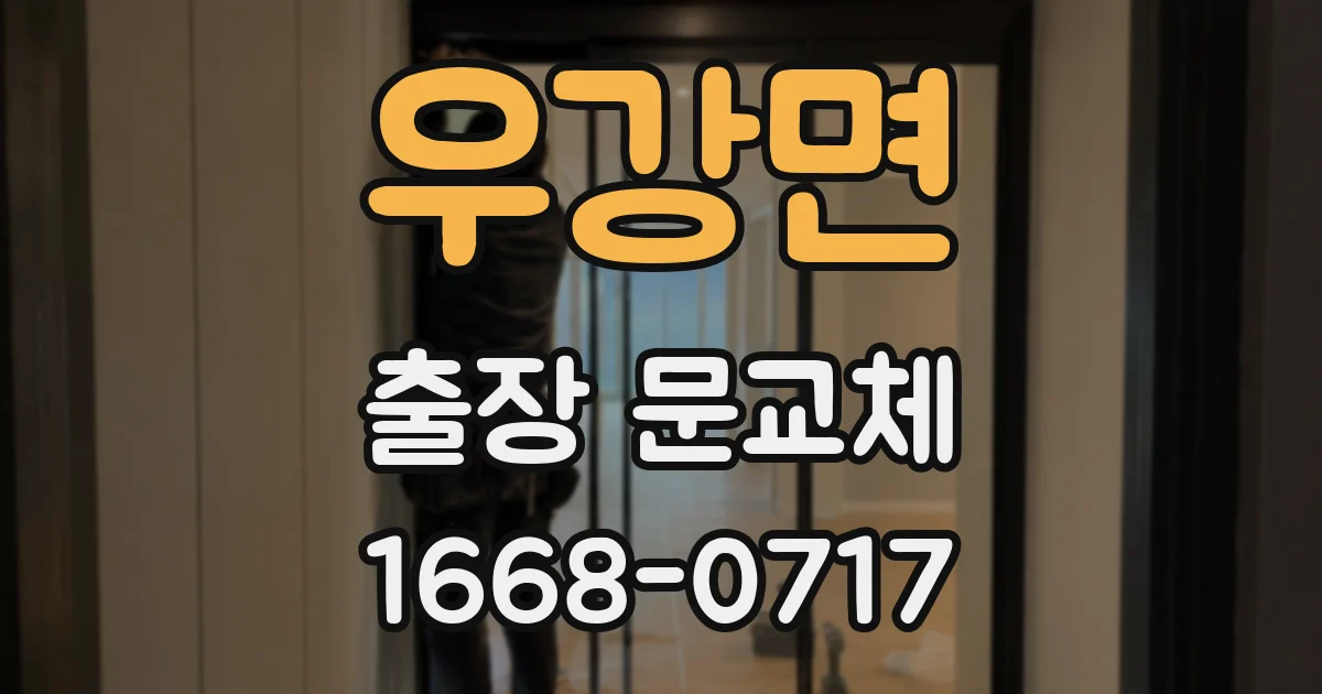 우강면 출장 문교체
