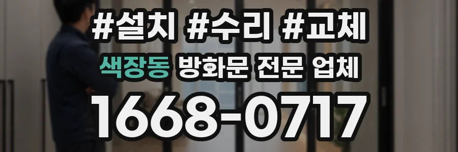 색장동 방화문 전문 업체